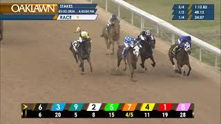 Oaklawn Park Feb 2 2024 The 32nd Running of Bayakoa Stakes [upl. by Esdnil]