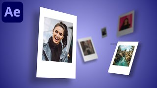 Camera Fly Trough Picture Animation in After Effects  After Effects Tutorial  Text Reveal [upl. by Morville223]