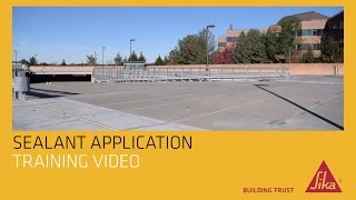 Sika Sealant Application Video [upl. by Gnen]