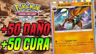 KABUTOPS CARREANDO DURO   POKEMON POCKET  2024 [upl. by Velda]