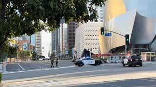 LAPD investigating shooting at Walt Disney Concert Hall [upl. by Natsreik]