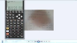 CALCULADORA HP50G MATRICES [upl. by Eiddet]