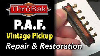 PAF Pickups Vintage Gibson Guitar Pickup Repair and Restoration [upl. by Ias]