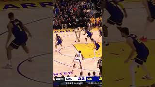 Warriors vs lakers game highlights shorts viral sports lakers warriors lebron stephencurry [upl. by Akessej]