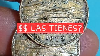 MONEDAS DE VEITE CENTAVOS FECHA 1973 Y 1974 [upl. by Jordana]