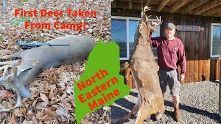 MAINE DEER SEASON 2022 KNOWLTON NORTH 176 LB 9 POINT [upl. by Bouchier]