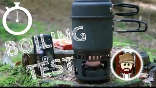 Esbit KOCHER TEST boil test BUSHCRAFT [upl. by Ahsemot]