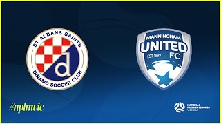 2024 NPLMVIC Round 7 St Albans Saints SC v Manningham United Blues FC [upl. by Joelly]