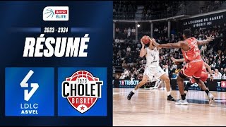 Lyon Villeurbanne vs Cholet  Résumé 20232024  LNB Officiel [upl. by Edahsalof]