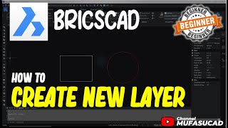 How To Create New Layer In BricsCAD [upl. by Ruella]