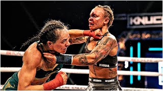 VICIOUS Female Bare Knuckle Fight Christine Vincens vs Jade MassonWong [upl. by Nahtahoj]