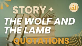 Class 11 English Moral Story The Wolf and The Lamb Quotations for Inter part 1  Alif Study House [upl. by Danie903]