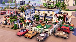 Downtown Motel  The Sims 4 Speed Build [upl. by Hiltan]