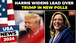 Kamala Harris Widens Lead Over Trump In New Poll Gains Support From Women [upl. by Tirza]