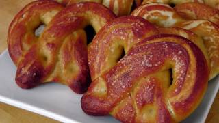 Homemade Soft Pretzels  Recipe by Laura Vitale  Laura in the Kitchen Episode 207 [upl. by Nibla508]