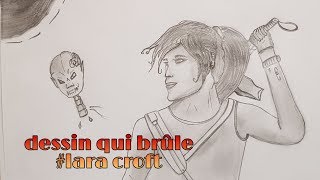 Déssin qui brule Lara croft drumampbass remix par starpy [upl. by Gauthier497]