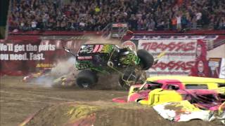 Monster Jam  Grave Digger Freestyle in Orlando FL  Jan 26 2013 [upl. by Ahsemad]