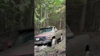 OBS Chevy Front Diff Cant Handle 37quot Boggers oldchevysarebetter offroad mudboggers [upl. by Akinoj]