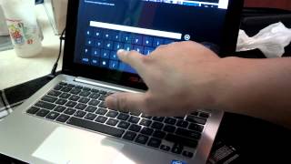 Asus Vivobook X202e 116quot inches playing with screen [upl. by Bianka]