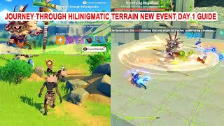 Genshin Impact Journey Through Hilinigmatic Terrain  New Event Day 1 Coop Gameplay Guide [upl. by Kant102]