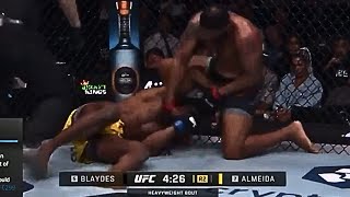 Curtis Blaydes KO Jailton Almeida HIGHLIGHTS [upl. by Avron]