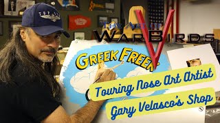 Behind The Scenes of Nose Art Artist Gary Velascos Shop [upl. by Minetta]