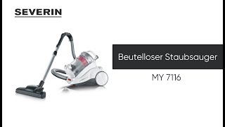 SEVERIN Floorcare  Beutelloser Staubsauger MY 7116 S´POWER® nonstop eco [upl. by Analos558]