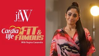 Gorgeous Regina Cassandra on Fit and Famous Abs are made in the kitchen JFW [upl. by Hurlee563]