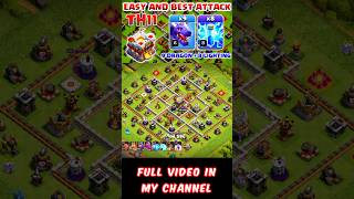 Easy and Best TH11 Attack strategy clashofclans coc th11 th11attack th11base [upl. by Latsyrhk]