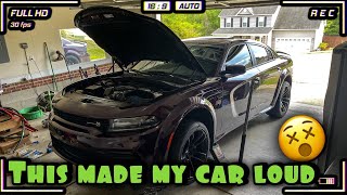 2021 Widebody Scat Pack Charger Dual Exhaust STRAIGHT PIPED [upl. by Henebry]