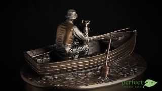 Engravable Fisherman Cremation Urn by Perfect Memorials [upl. by Nelda703]