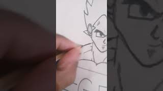 VEGETA rap music newsong song edit anime musicgenre drawing [upl. by Alahs854]