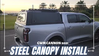 GWM CANNON 2021  Amazon steel CANOPY install [upl. by Gavini]