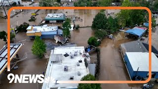 Drone video shows flooding in North Carolina [upl. by Egbert496]