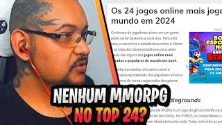 FLAU CONFERE A LISTA DE JOGOS MAIS JOGADOS EM 2024 NENHUM MMORPG  CORTES MIR4 [upl. by Estel]