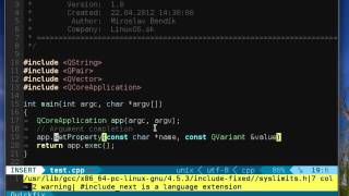 Vim auto completion [upl. by Atinehs]