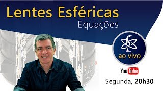 Lentes Esféricas  Equações de Gaus  Aumento ► Prof Pinguim [upl. by Nirhtak]