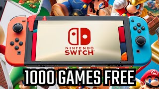 NINTENDO SWITCH OLED MARIO EDITION WITH 1000  GAMES FREE [upl. by Youlton]