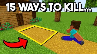 15 Ways to Kill your Friends in Minecraft [upl. by Maclaine]