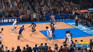 NBA 2K19  Oklahoma City Thunder vs Golden State Warriors  Gameplay PC HD 1080p60FPS [upl. by Imalda]