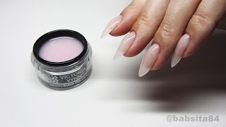 Paznokcie żelowe krok po kroku  przedłużanie  Victoria Vynn Build Gel  How to Extend Your Nails [upl. by Longerich746]