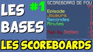 LES BASES DES SCOREBOARDS sur Minecraft [upl. by Ebner]