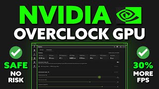 Nvidias NEW Overclock Setting  Huge FPS Boost 100 Safe [upl. by Colline]