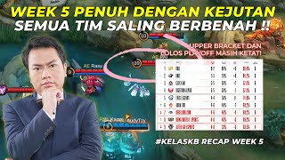 Recap MPL Indonesia Season 12 Regular Season Week 5  RRQ Melambung AE Kesandung KelasKB [upl. by Alurd]