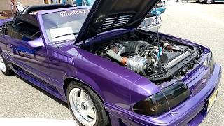 1987 METALLIC PURPLE FORD MUSTANG GT CONVERTIBLE [upl. by Ainoda]