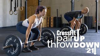 2021 CrossFit PairUp ThrowDOWN Workout [upl. by Elttil]