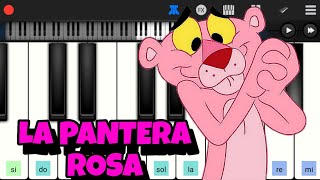 LA PANTERA ROSA  FÁCIL  EN PIANO 🎹  TUTORIAL [upl. by Ocin]