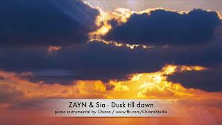 ZAYN amp Sia  Dusk till dawn  instrumental cover aranż podkład muzyczny karaoke by Chiara [upl. by Nahk882]