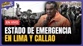 🔴PARO EN LIMA GOBIERNO EVALÚA TOQUE DE QUEDA EN ALGUNOS DISTRITOS  Tenemos que Hablar [upl. by Akimad]