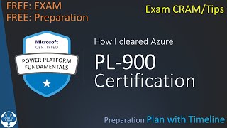 How I cleared Azure PL 900 Exam Exam CRAM [upl. by Haerb523]